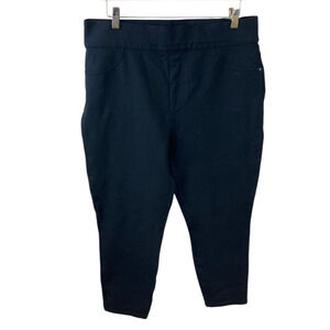 SPANX 20202R The Perfect Black Ponte Ankle Pant Size 1X Skinny Leg Stretch